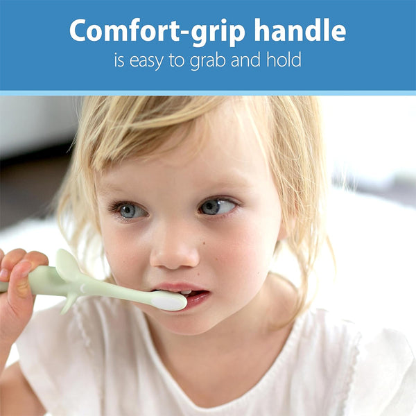 Dr.Browns Infant-to-Toddler Toothbrush, Elephant - Mint - Dezine Kids