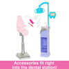 Barbie Careers Blonde Hair Dentist Doll and Playset with Accessories Medical Doctor Set for Kids