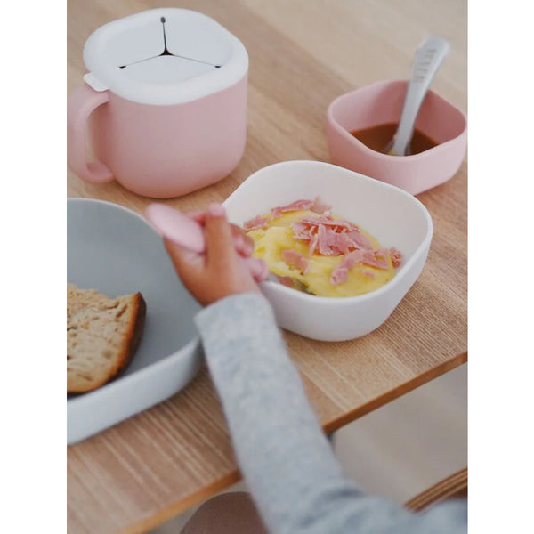 Beaba Silicone 3 Pieces Nesting Bowl Set - Velvet Grey