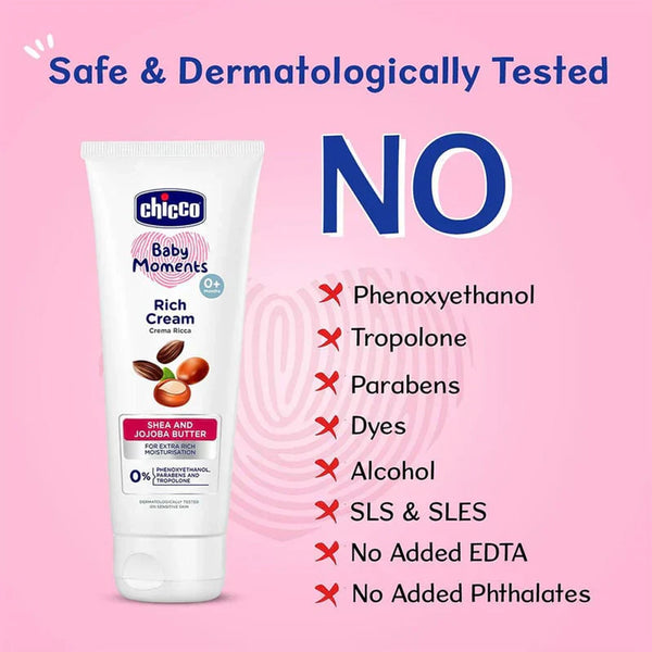 Chicco Baby Rich Cream (0M+) - 100g