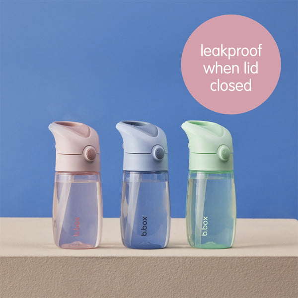 B.Box Straw Drink Bottle Junior, 380 ml - Spearmint