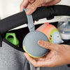 Skip Hop Grab & Go Silicone Pacifier Holder - Grey