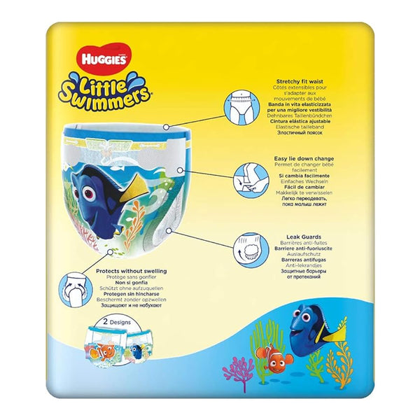 Huggies Little Swimmers Disposable Swim Nappies, 3 to 8 Kg, 12 Pants
