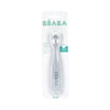 Beaba 1st Stage Silicone Spoon with Ultra Soft Tip, Gum Friendly, Ergonomic Handles - Pebble - Dezine Kids