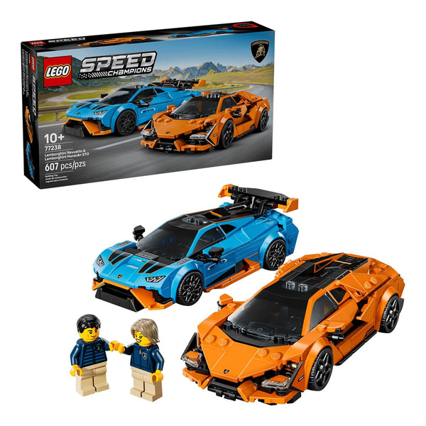 Lego Speed Champions Lamborghini Revuelto & Huracán STO