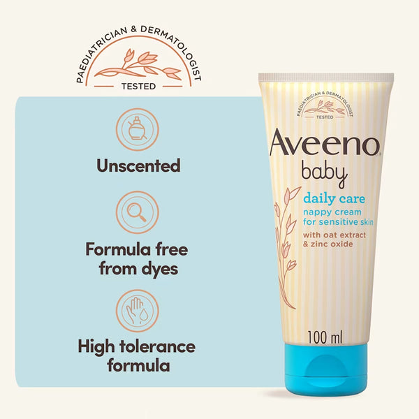 Aveeno Daily Care Baby Nappy Cream - 100ml