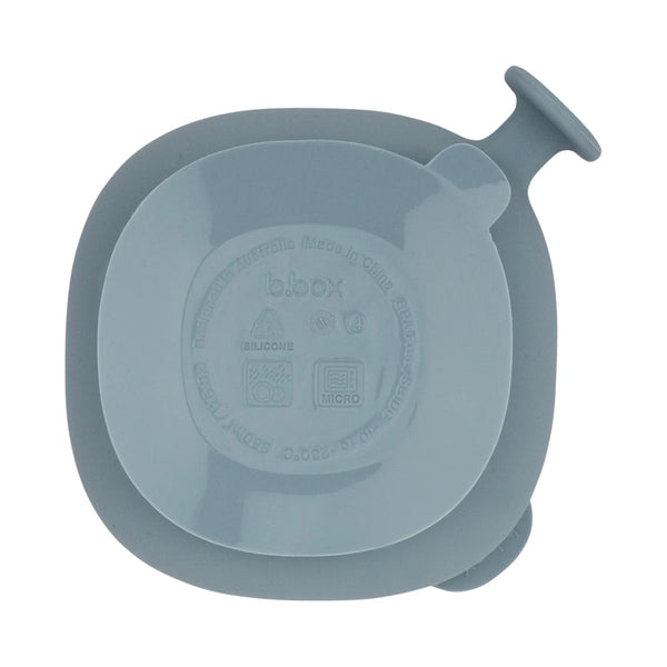B.Box Silicone Bowl Plus Lid With Suction Base - Ocean Blue