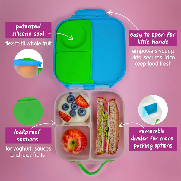 B.Box Mini Lunch Box - Ocean Breeze Blue Green