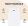 Hopop Baby Round Neck Sleeveless Cotton Vest Pack of 1