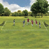 Innov8 Sports Folding Double Mini Soccer Goal Set
