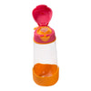 B.Box Tritan Sport Spout Bottle for Kids, 600 ml - Strawberry Shake Pink Orange