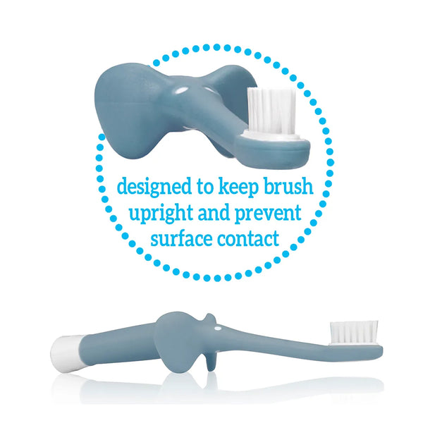 Dr.Browns Infant-to-Toddler Toothbrush, Elephant - Blue - Dezine Kids