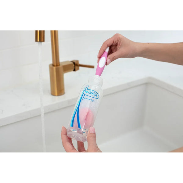 Dr.Browns Baby Bottle Brush - Pink - Dezine Kids