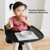 EzPz Mini Bowl 100% Food Grade Silicone Suction Bowl, Non Slip, BPA Free - Pewter