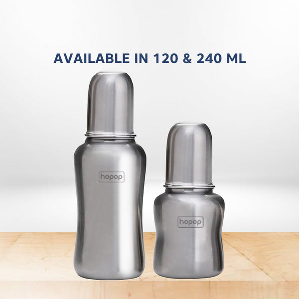 Hopop Baby Steel Feeding Bottle