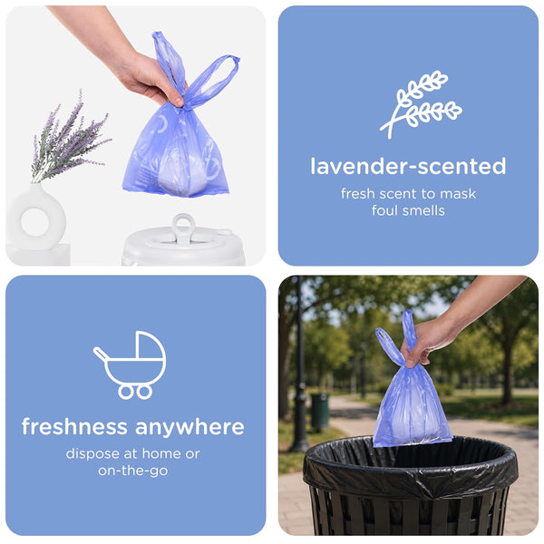 Ubbi Disposable Diaper Sacks - 200 counts