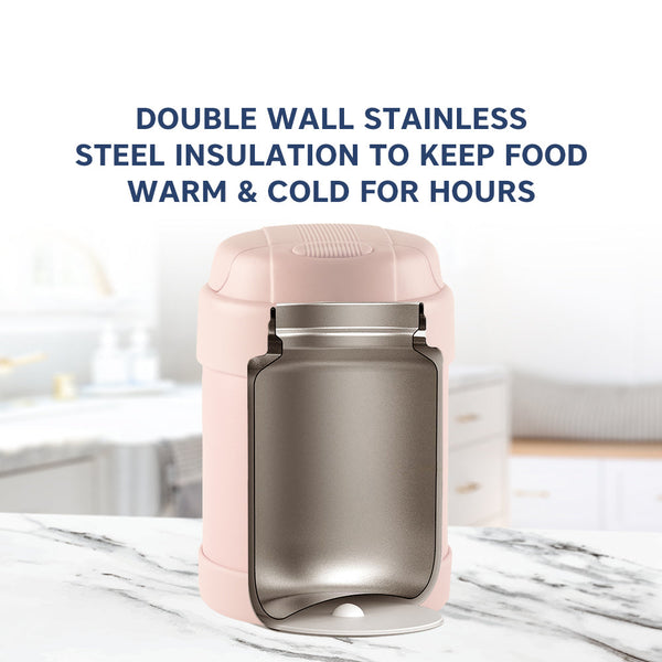 Hopop Stainless Steel Insulated Food Jar for Kids - Dezine Kids