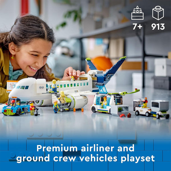Lego City Passenger Airplane Building Toy Set - Dezine Kids