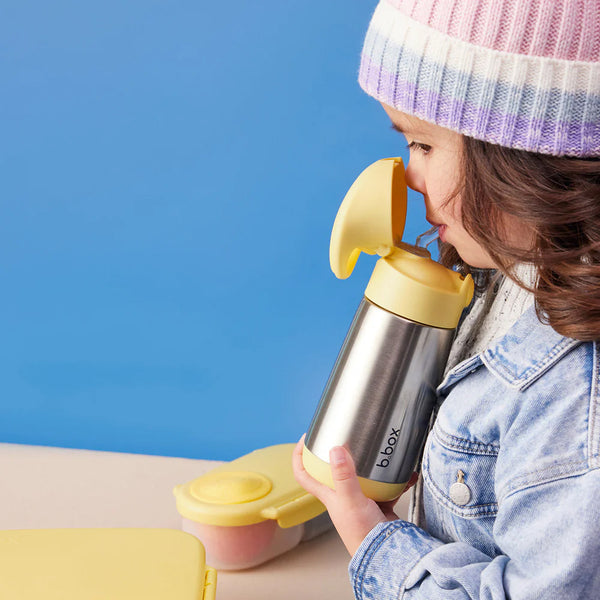 B.Box Insulated Drink Bottle Sipper 350 ml - Yellow