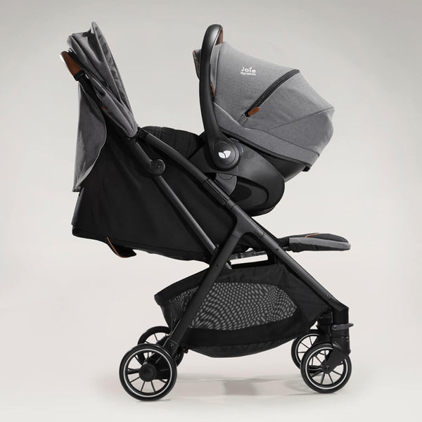 Joie Stroller Parcel Signature Birth to 22kg - Carbon - Dezine Kids