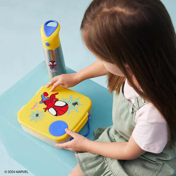 B.Box Mini Lunchbox with Adjustable Divider - Marvel Spidey