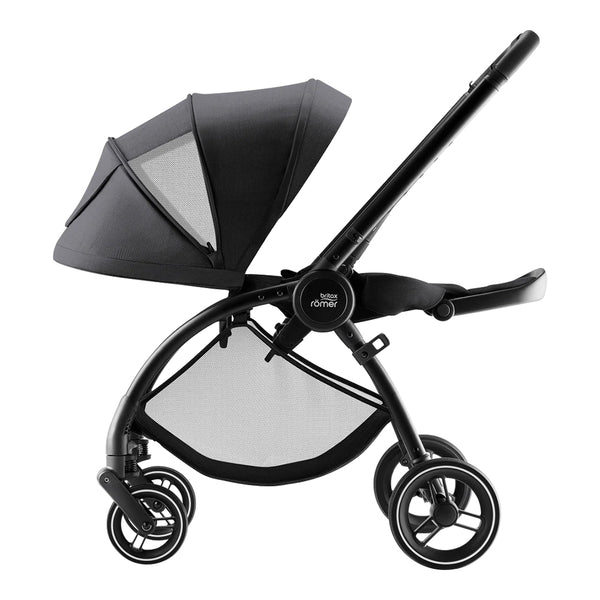 Britax Rio Baby Stroller with UPF 50+ Canopy - Carbon Black - Dezine Kids
