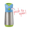 B.Box Insulated Drink Bottle Sipper 350 ml - Ocean Breeze Blue Green