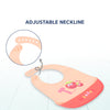 Hopop Waterproof Silicone Baby Bib with Crumb Catcher Pocket – Adjustable & Easy to Clean - Dezine Kids