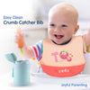 Hopop Waterproof Silicone Baby Bib with Crumb Catcher Pocket – Adjustable & Easy to Clean - Dezine Kids