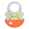 Hopop Easy Clean Crumb Catcher Silicone Bib - Dezine Kids