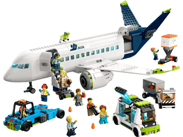 Lego City Passenger Airplane Building Toy Set