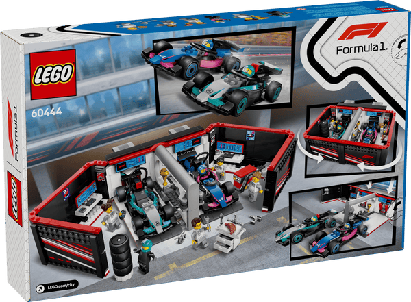 Lego City F1 Garage & Mercedes AMG & Alpine Cars - Dezine Kids