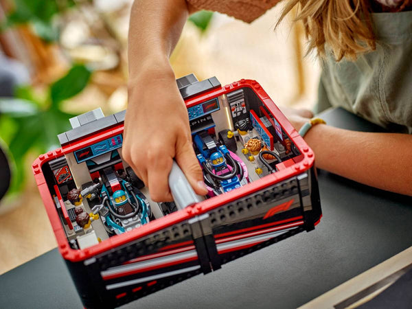 Lego City F1 Garage & Mercedes AMG & Alpine Cars - Dezine Kids