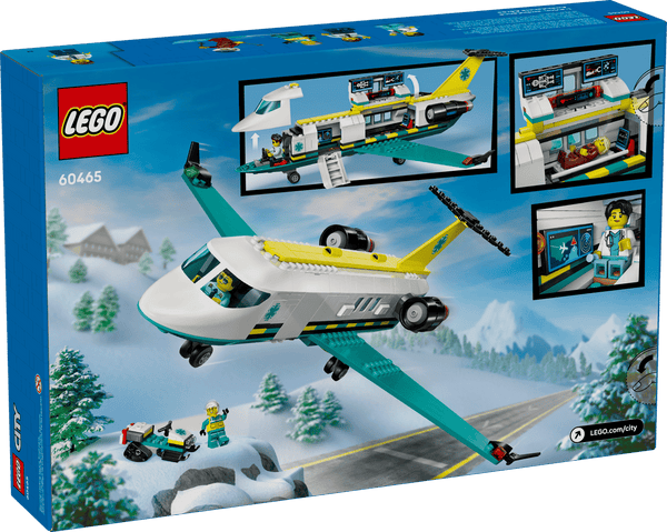Lego City Emergency Air Ambulance Plane - Dezine Kids