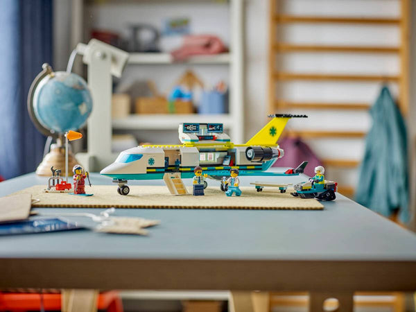 Lego City Emergency Air Ambulance Plane - Dezine Kids