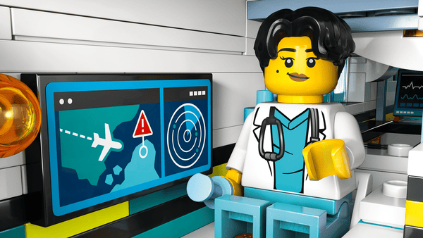 Lego City Emergency Air Ambulance Plane - Dezine Kids