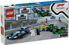 Lego City F1 Grid with VCARB & Sauber Race Cars Toy Vehicle Set - Dezine Kids