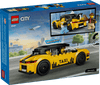 Lego City Yellow Taxi Model Car Kit with 2 Minifigures - Dezine Kids