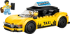 Lego City Yellow Taxi Model Car Kit with 2 Minifigures - Dezine Kids