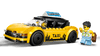 Lego City Yellow Taxi Model Car Kit with 2 Minifigures - Dezine Kids
