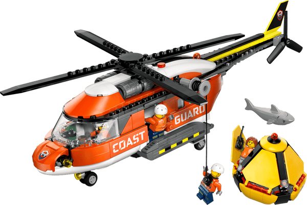 Lego City Coast Guard Helicopter - Dezine Kids