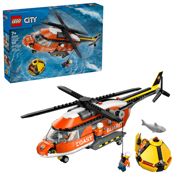 Lego City Coast Guard Helicopter - Dezine Kids