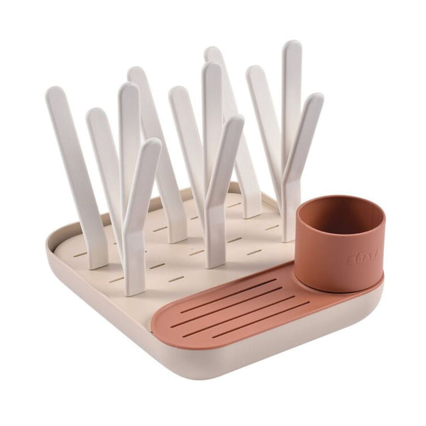 Beaba Forest Bottle Drying Rack - Terracotta/Clay - Dezine Kids