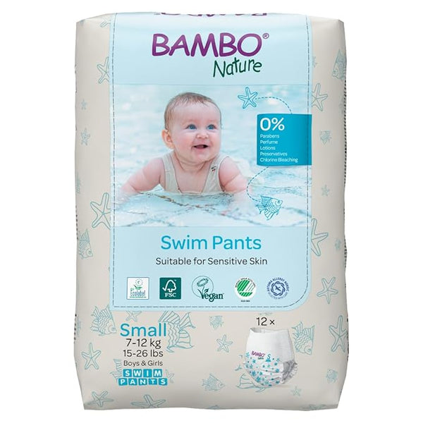 Disposable Swim Diaper Pants, Size S (7-12 kgs)