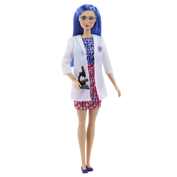 Barbie 12 Inch Blue Hair Scientist Doll & Accessories - Dezine Kids