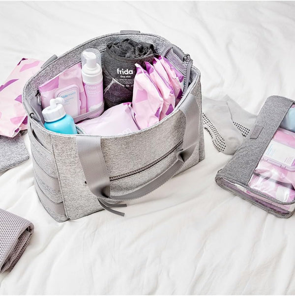 Frida Mom 15 Pc Labor and Delivery + Postpartum Recovery Kit Gift Set for Baby Showers & Mom to Be