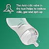 Philips Avent Natural Response Glass Baby Bottle with Slow Flow Teat (Flow 2) - 125 ml
