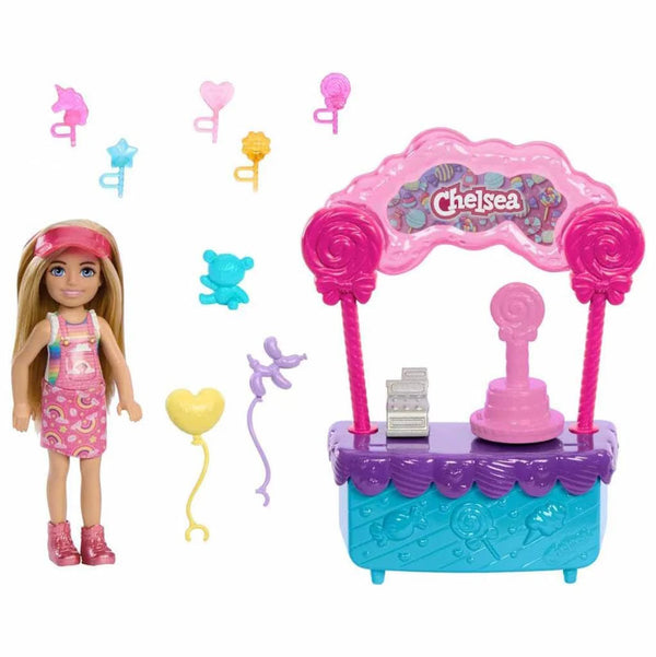 Barbie Chelsea Doll & Lollipop Stand Playset - Dezine Kids