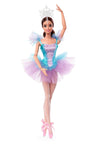 Barbie Signature Ballet Wishes Doll (Brunette, 12 in), Posable, Wearing Ballerina Costume - Dezine Kids