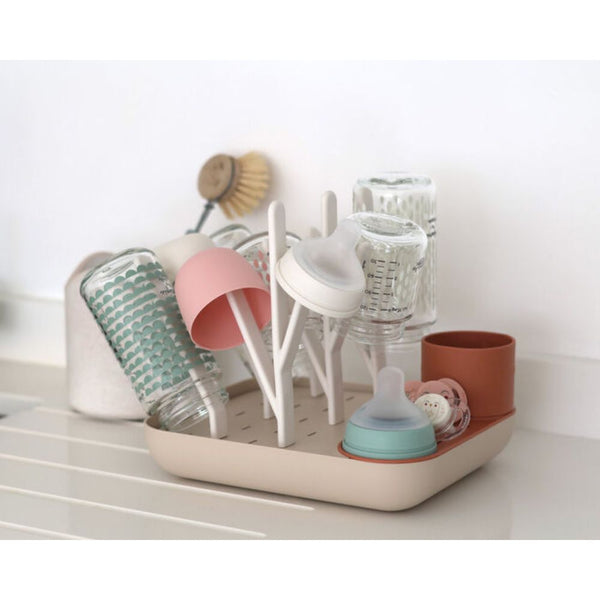 Beaba Forest Bottle Drying Rack - Terracotta/Clay - Dezine Kids
